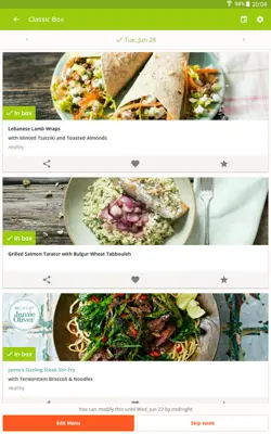 HelloFresh android App screenshot 1